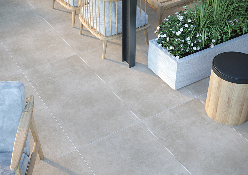 24"x48" Cemento Marfil - Matte